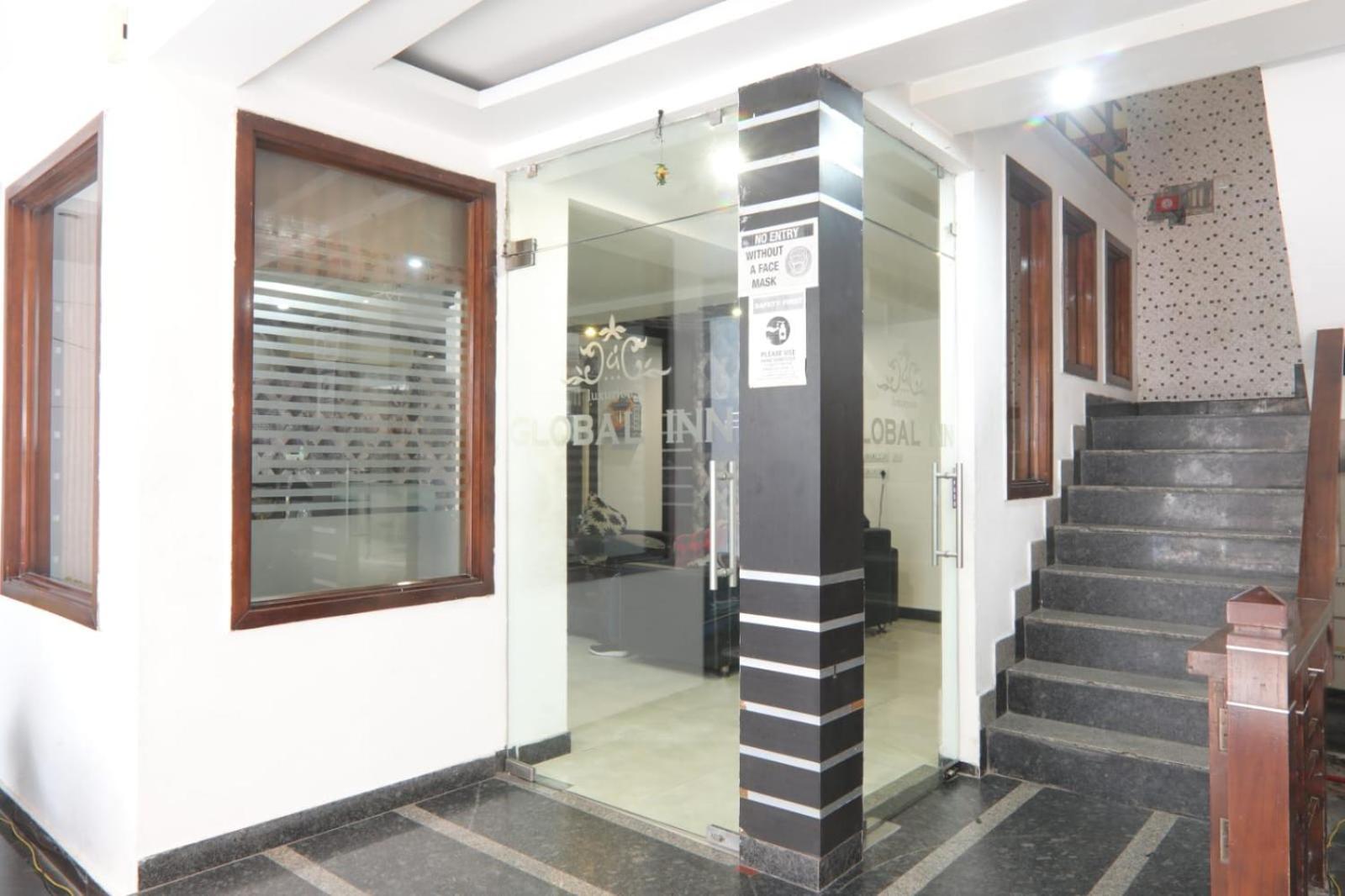 Hotel Global Inn -1 Km From Railway Station - Lift Food And Free Parking Lucknow Exterior foto
